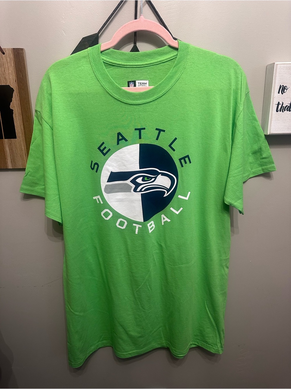 NFL Seattle Seahawks Neon Green Short Sleeve Tee